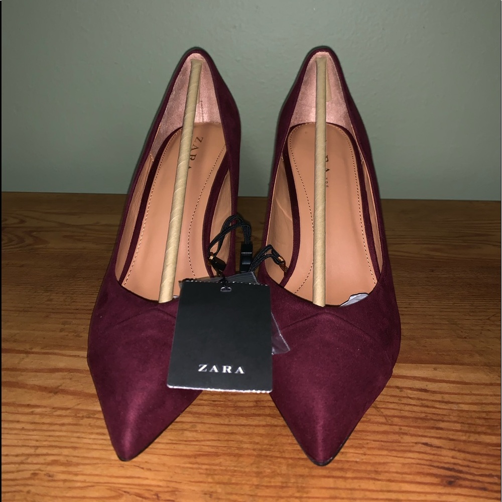 Zara Suede Heels